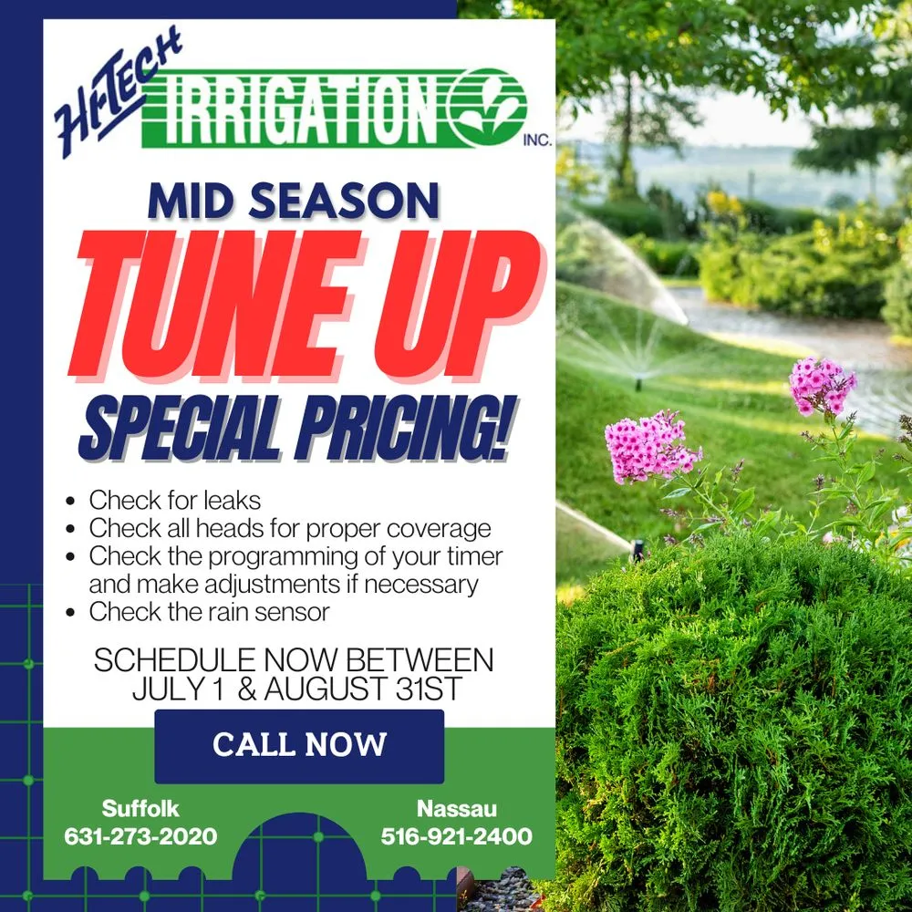 Top-rated yard maintenance for beautiful yards in Islandia, NY by Hi-Tech Irrigation