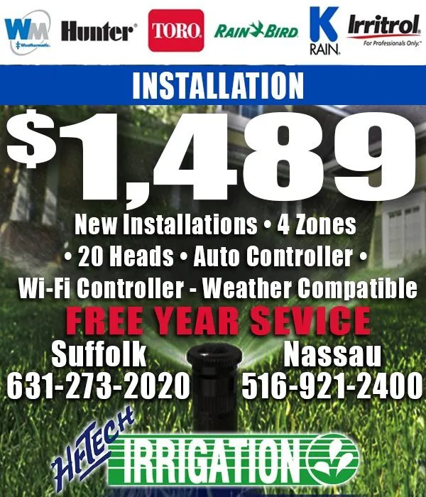 Local lawn care service in Islandia, NY - Hi-Tech Irrigation