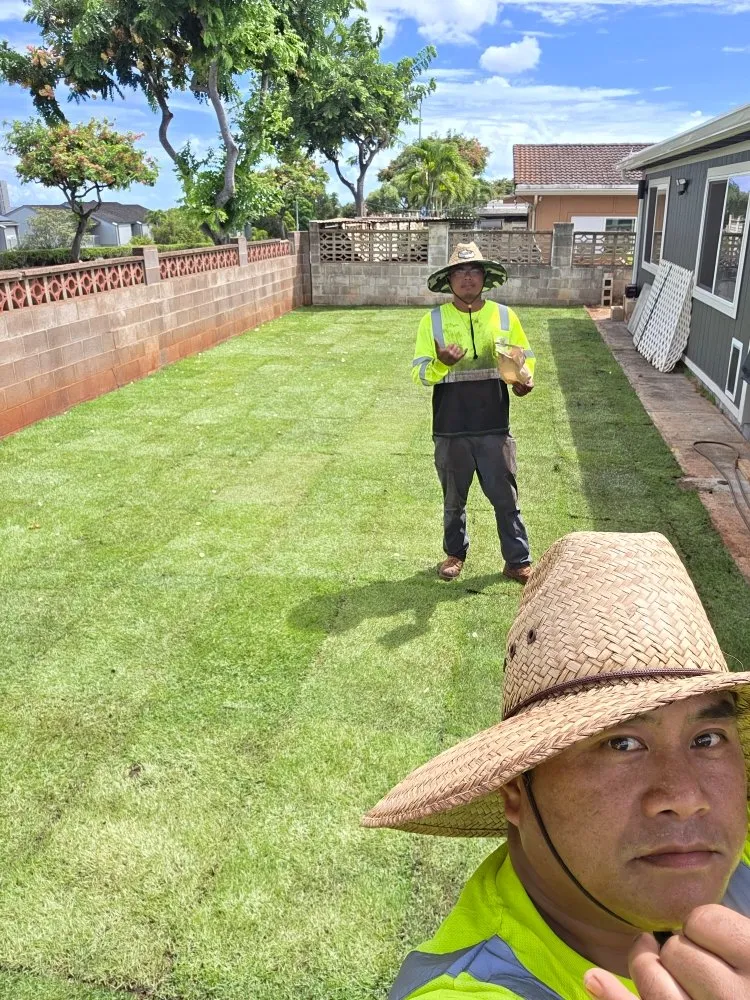 Affordable residential landscaping in Kapolei, HI by Hi808Lawnpros