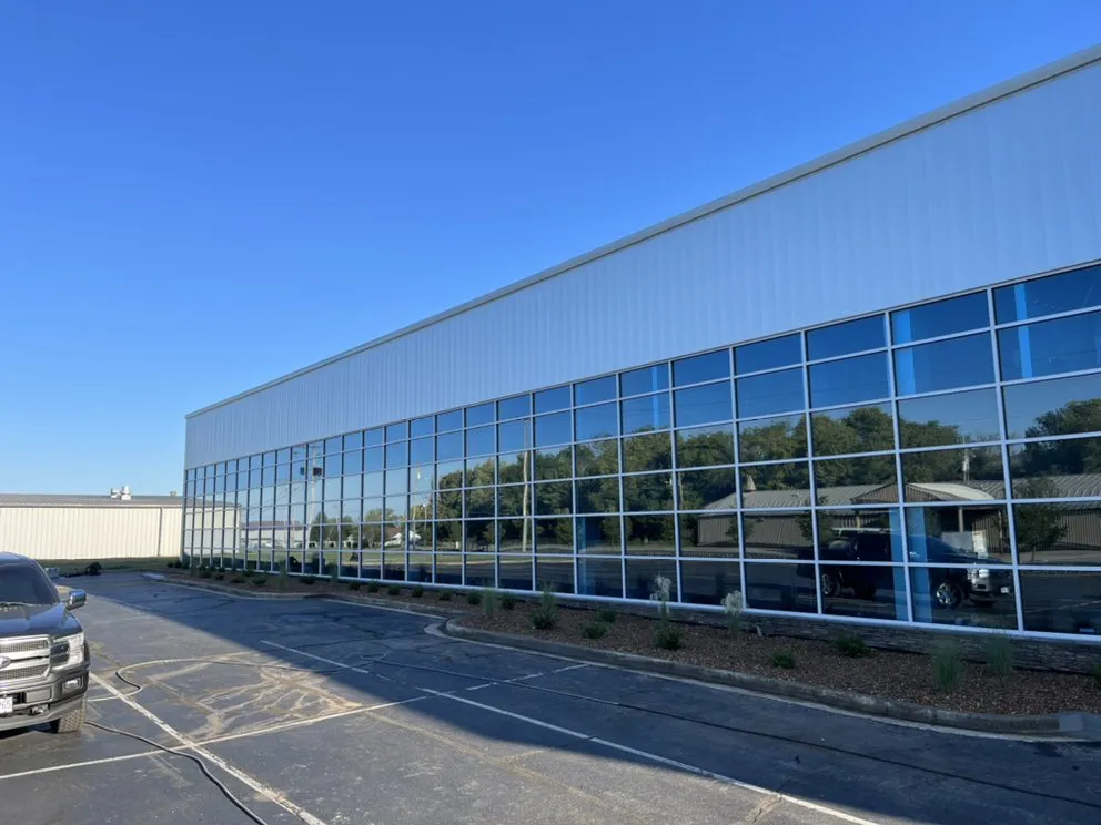 Custom lawn mowing service with custom design in Webb City, MO by Hickman Services