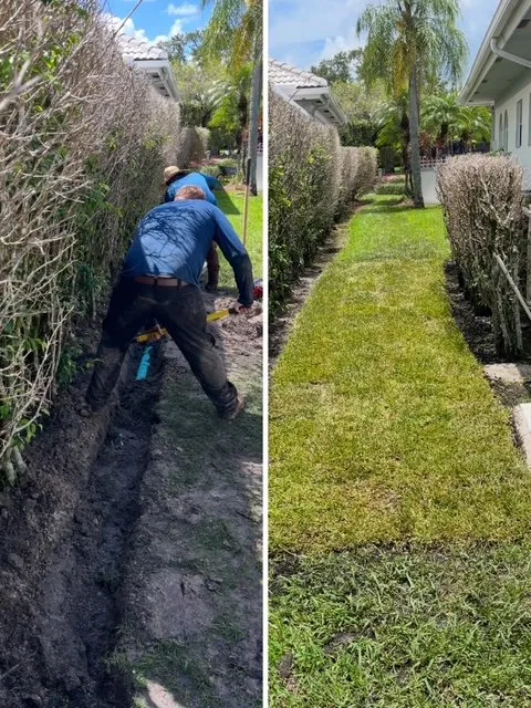 Expert landscape installation for residential properties in West Palm, FL by Hicks Landscaping Inc