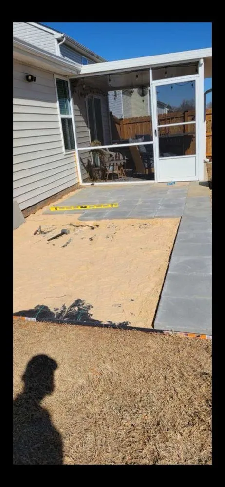 Custom landscape installation in Greenville, SC by Hidden Beauty Landscaping