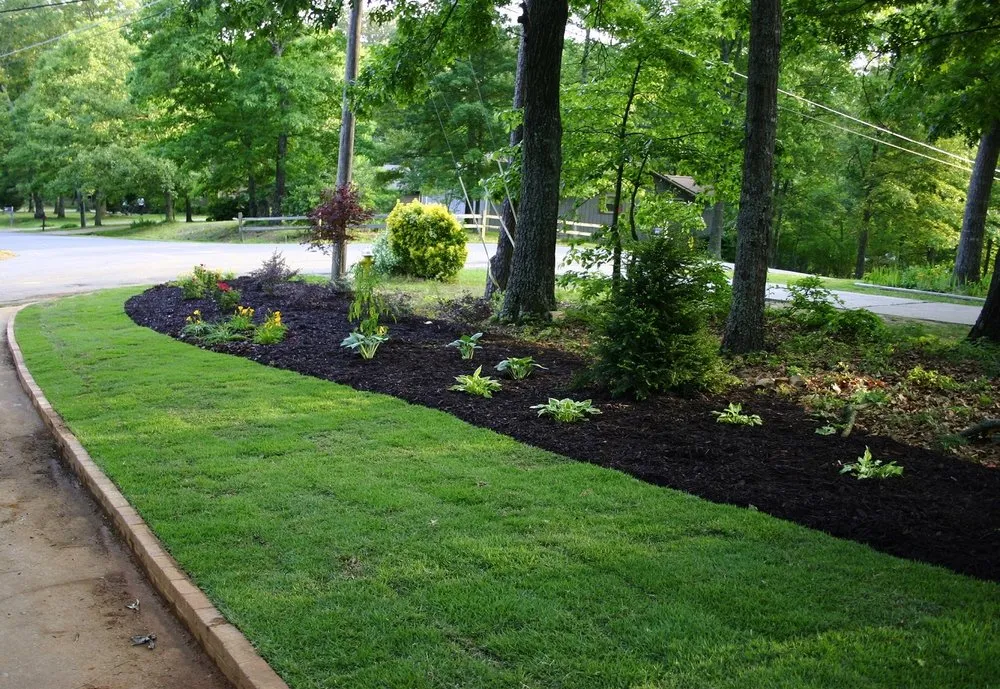 Local landscape installation in Cartersville, GA by Hidden Pond Plant & Tree Farm