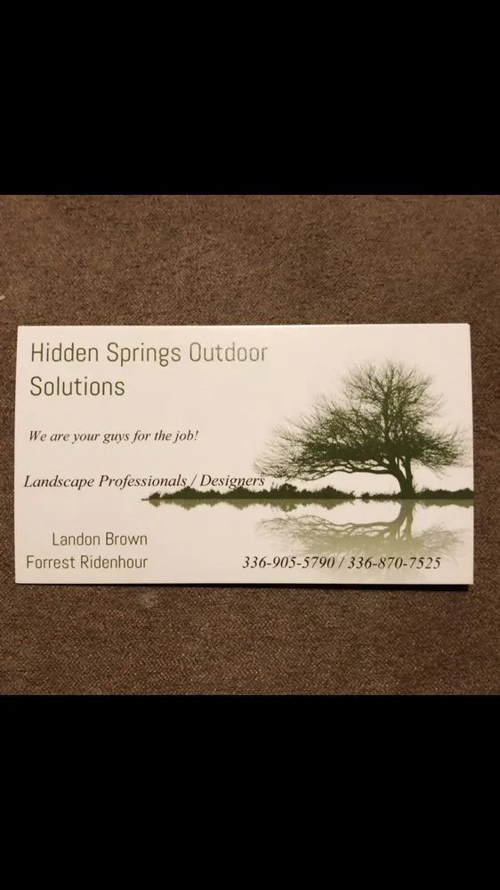 Top-rated yard maintenance experts serving Kernersville, NC - Hidden Springs Outdoor Solutions