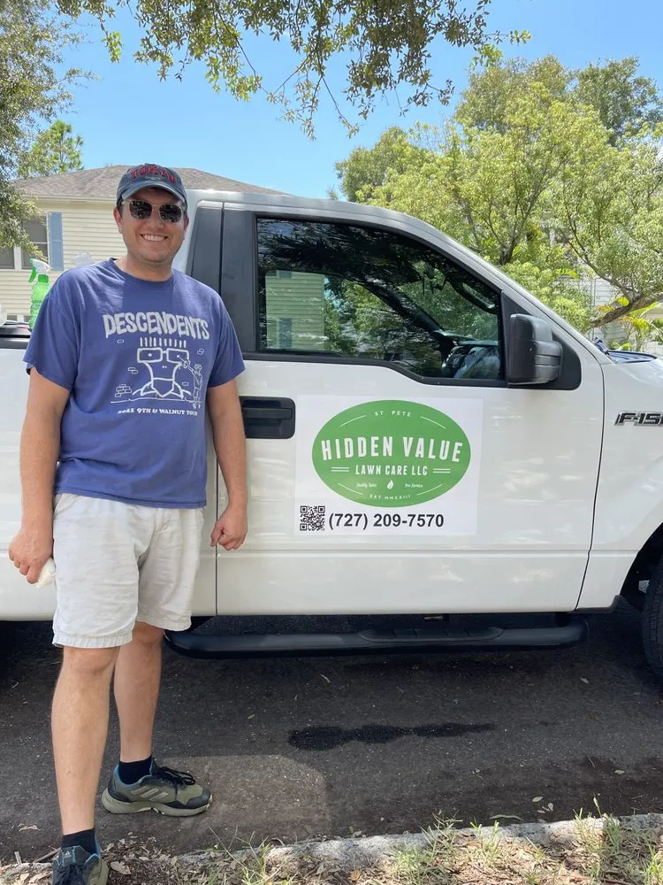 Affordable lawn care service for year-round maintenance in St. Petersburg, FL by Hidden Value