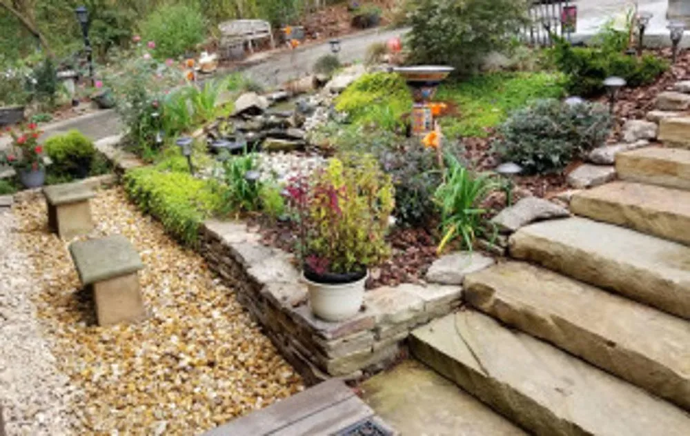 Trusted garden landscaping for beautiful yards across Marietta, GA - Higginbotham Design