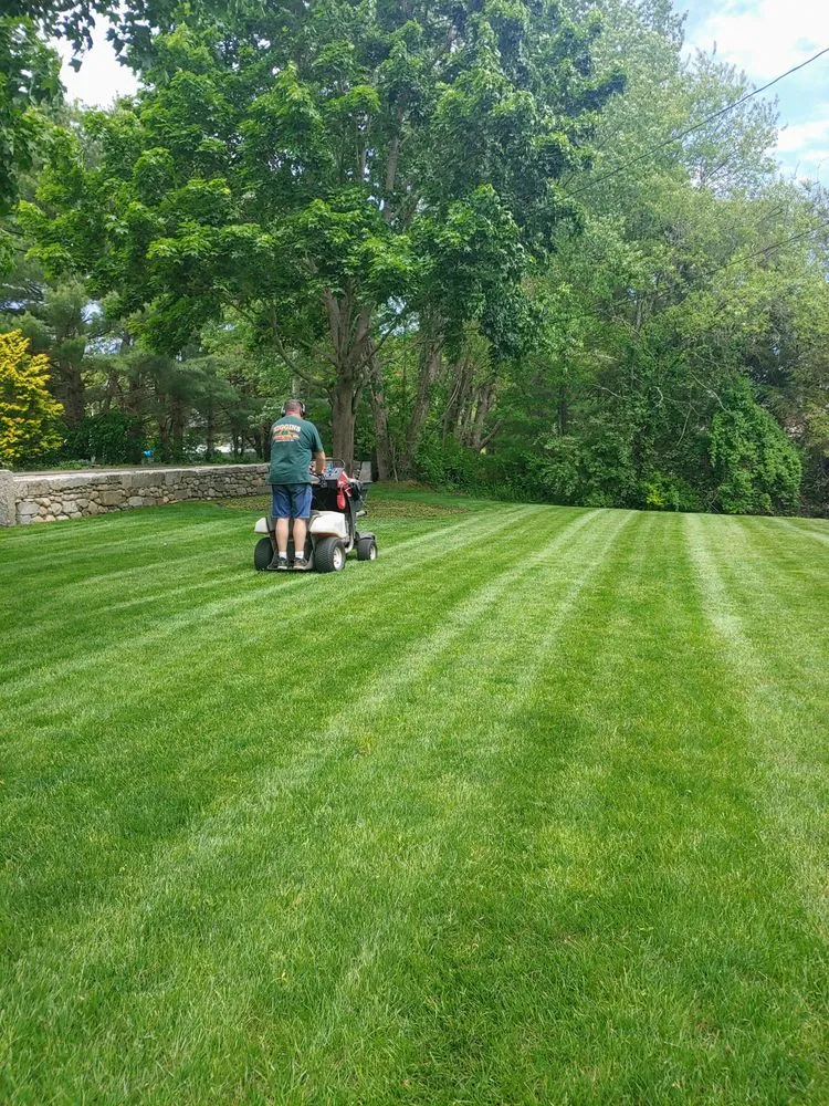 Local residential landscaping with custom design in Bridgewater, MA by Higgins Landscaping