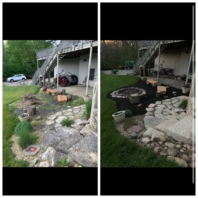 Custom lawn care service with custom design across West Jefferson, OH - Higgins Landscaping