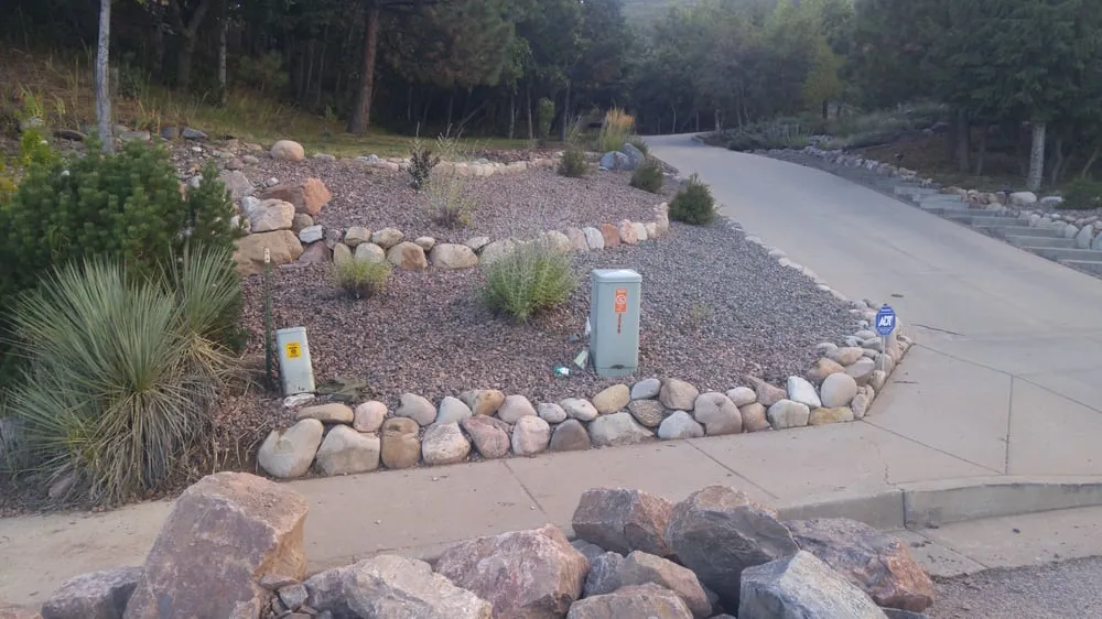 Custom landscape installation for outdoor upgrades in Colorado Springs, CO by High Altitude Landscapes