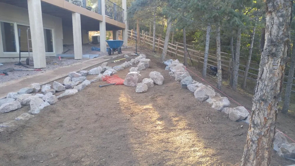 Custom garden landscaping for homes across Colorado Springs, CO - High Altitude Landscapes