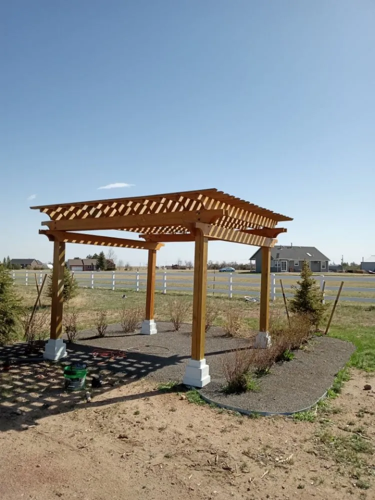 Professional residential landscaping in Cheyenne, WY by High Caliber Construction