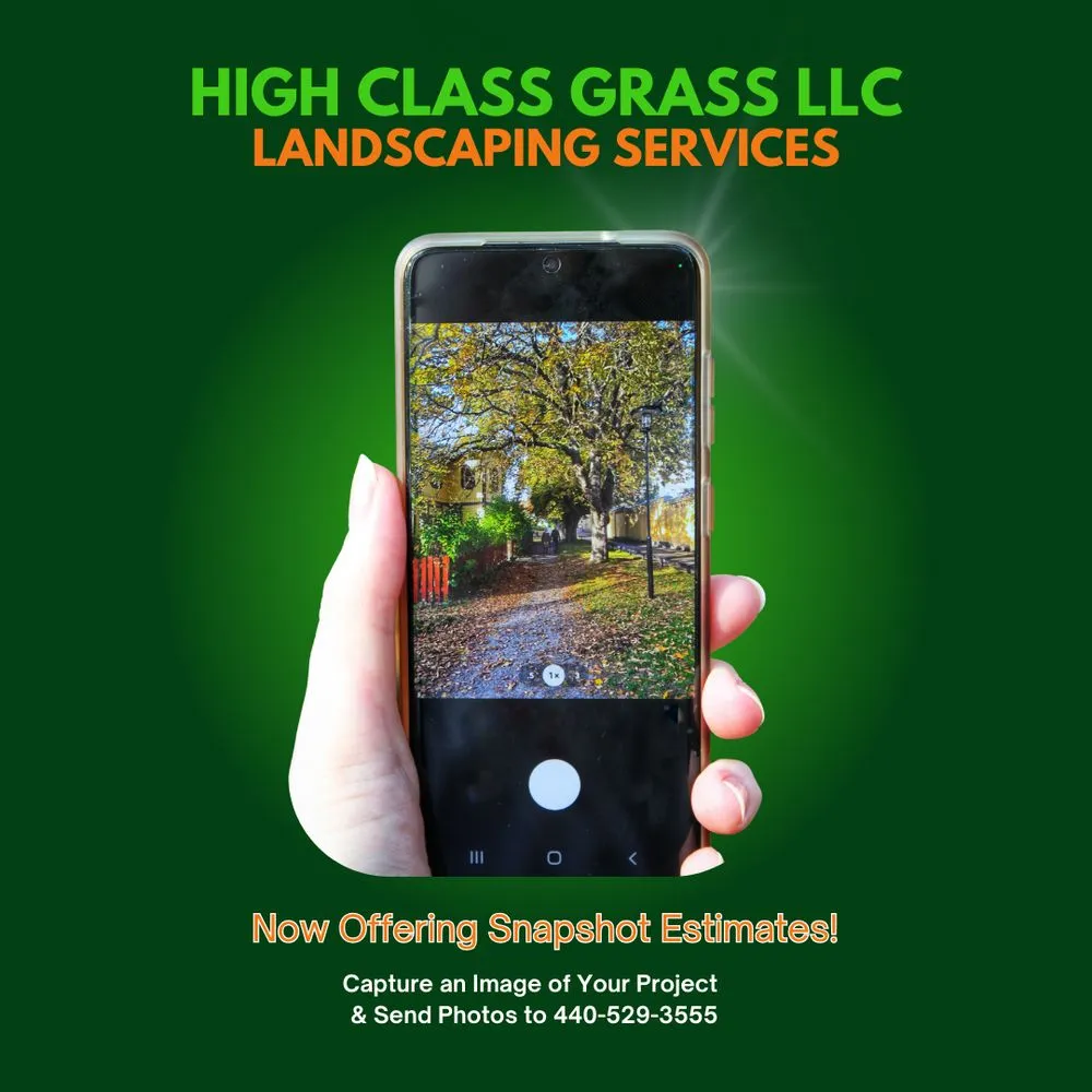 Custom landscaping services for homes in Lorain, OH by High Class Grass