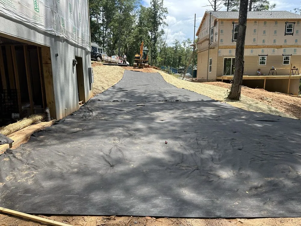 Custom lawn mowing service with custom design in Fletcher, NC by High Class Solutions