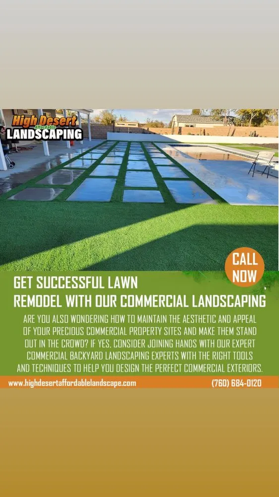 Affordable lawn care service for residential properties across Hesperia, CA - High Desert Affordable Landscaping