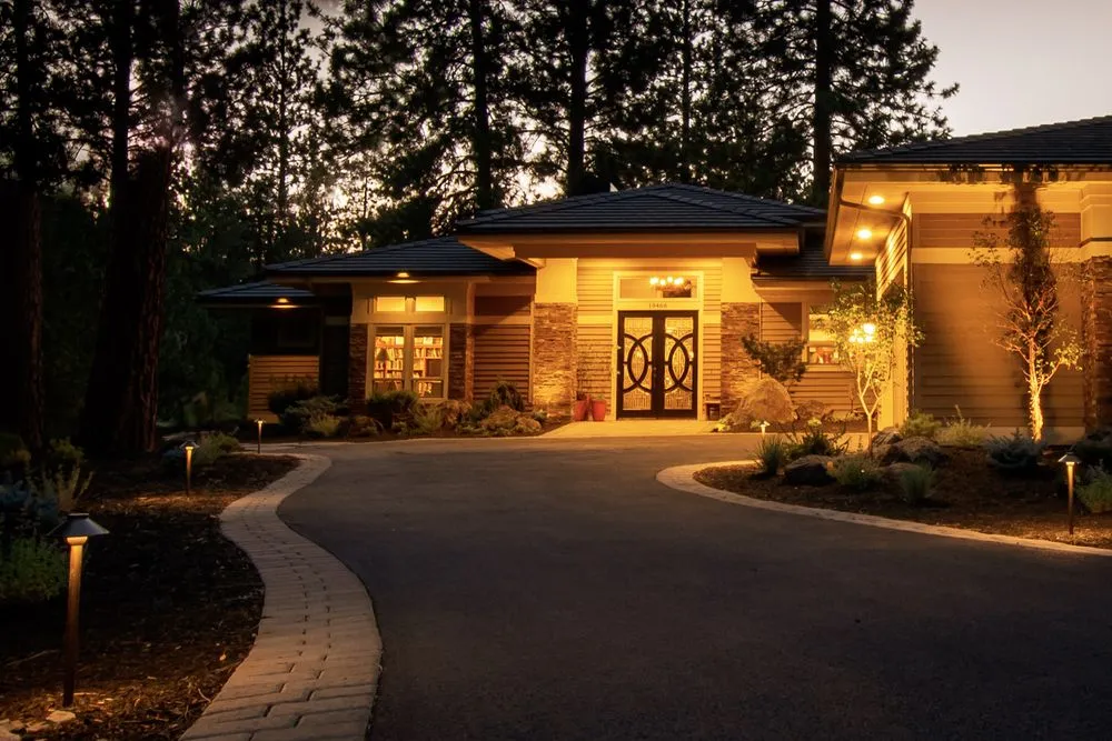 Custom landscaping services with custom design across Bend, OR - High Desert Nightscapes