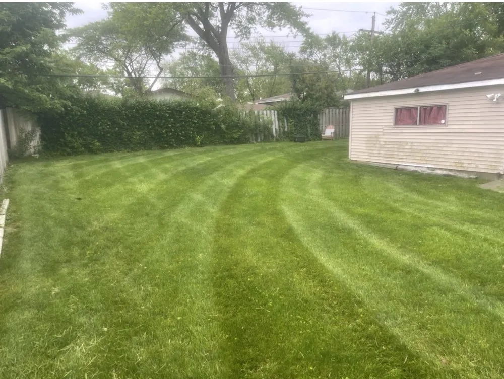 Custom lawn mowing service for beautiful yards in Park Forest, IL by High End Lawn Care