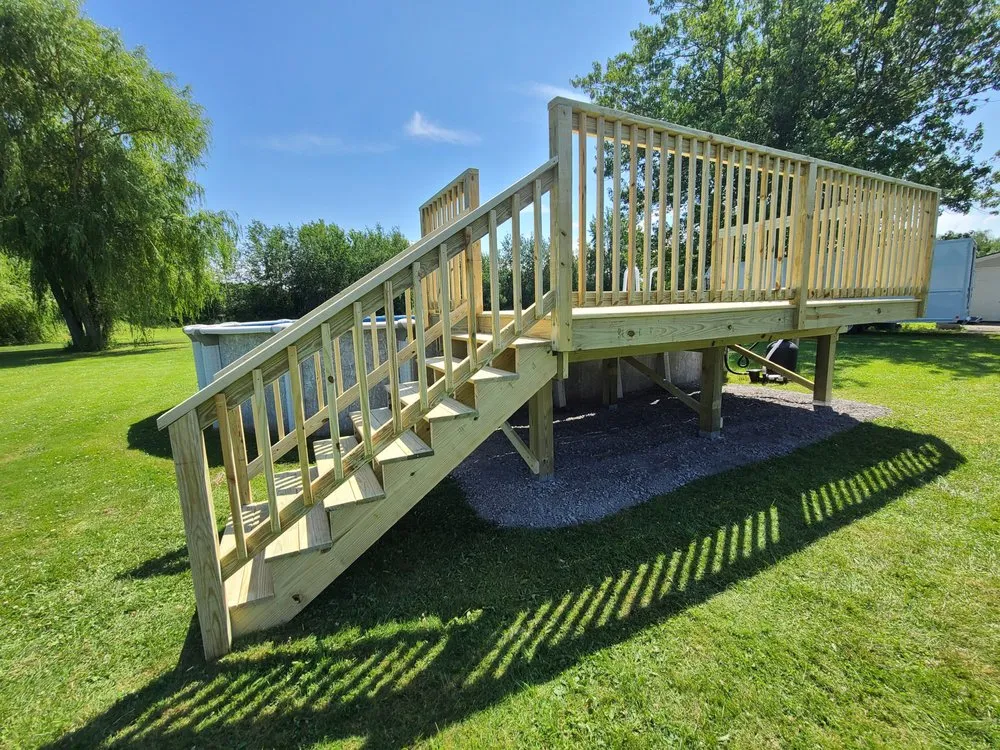 Top-rated residential landscaping for outdoor upgrades in Marion, NY by High Expectations Construction and Landscaping