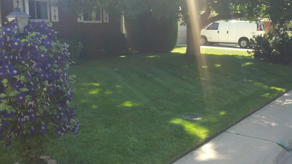 Professional garden landscaping in Littleton, CO by High Plains Lawn Service