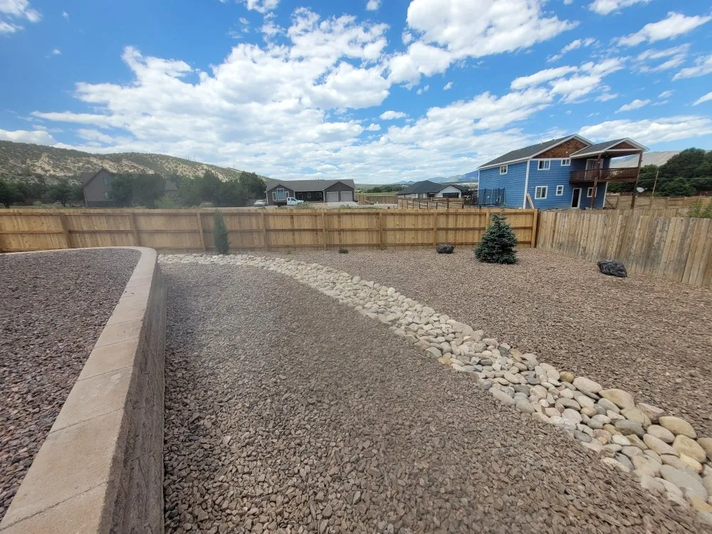Professional yard cleanup service for outdoor upgrades in Peyton, CO by High Quality Hardscape