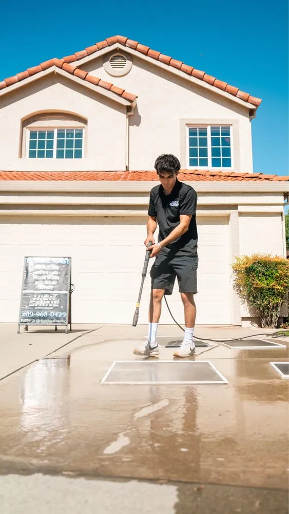 Professional landscaping services in Modesto, CA by High Shine Exterior Cleaning