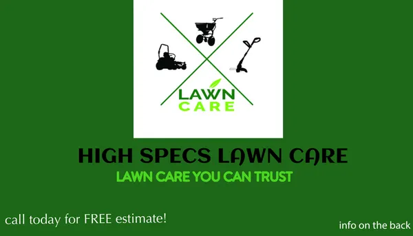 High Specs Lawn Care