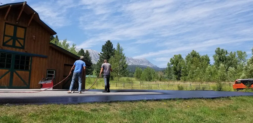 Professional landscape design in Manhattan, MT by High Tech Coatings