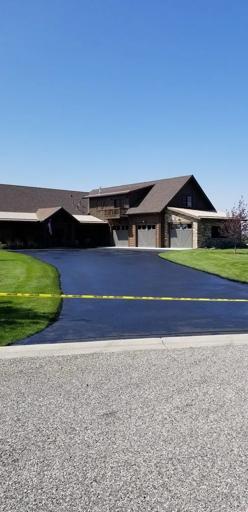 Custom landscaping services for year-round maintenance in Manhattan, MT by High Tech Coatings