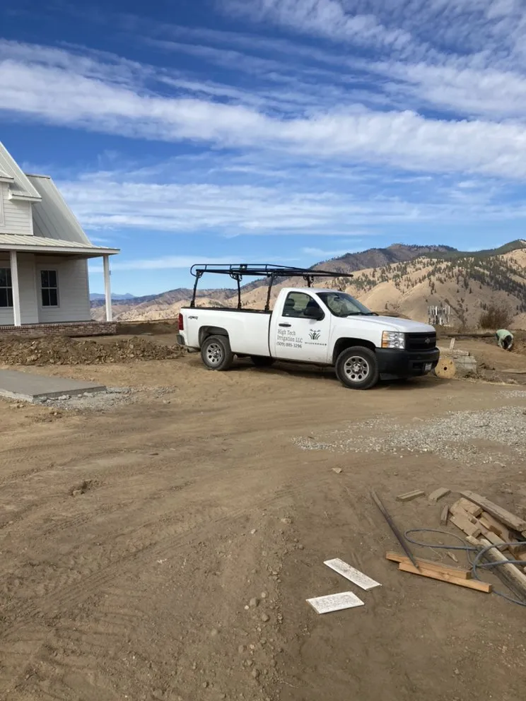 Custom lawn mowing service with custom design in Wenatchee, WA by High Tech Irrigation