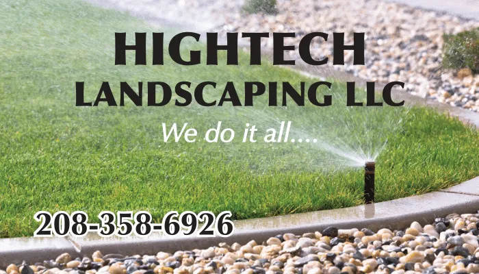 Custom yard maintenance with custom design across Jerome, ID - High Tech Landscaping