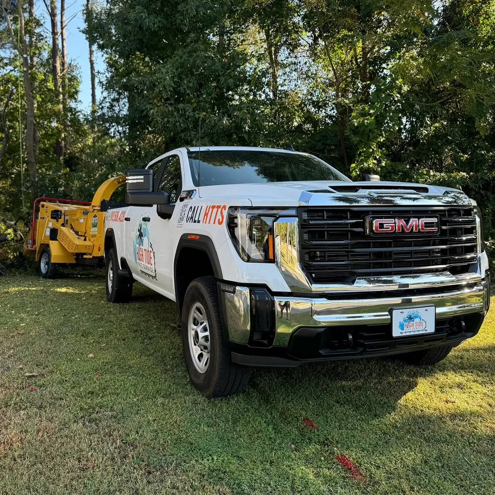 Custom landscape installation for residential properties across Myrtle Beach, SC - High Tide Tree Service