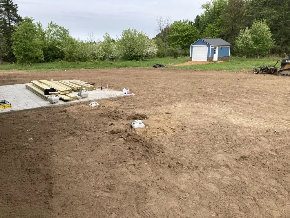 Custom landscape installation in Mosinee, WI - Higher Elevation Exteriors