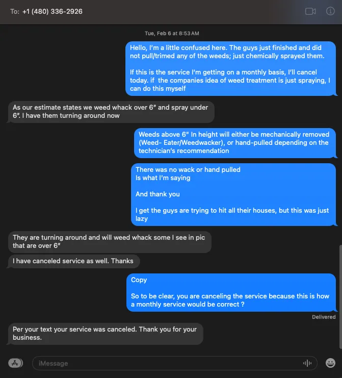 Affordable yard maintenance for year-round maintenance in Gilbert, AZ by Higher Ground Landscaping