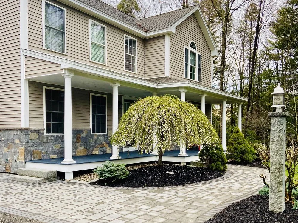 Top-rated yard cleanup service with custom design in Windham, ME by Higher Ground Landscaping