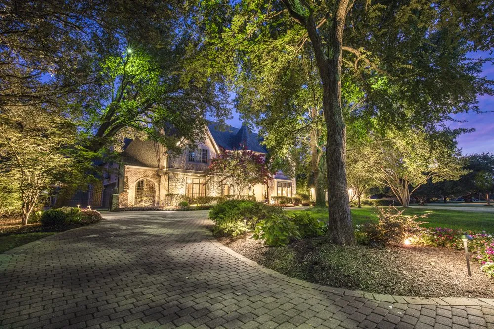 Custom landscape installation in Dallas, TX by Higher Ground Lawn Care & Lighting