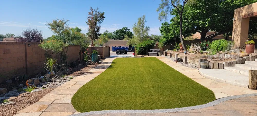 Professional lawn care service for year-round maintenance across Albuquerque, NM - Highgrade New Mexico Landscaping
