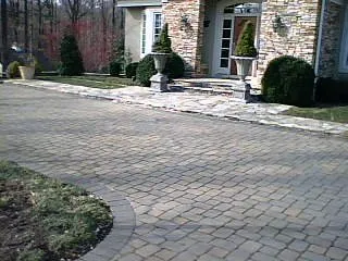 Local landscape installation for homes in Shepherdstown, WV by Highland Corporation -Decorative Hardscape Masonry