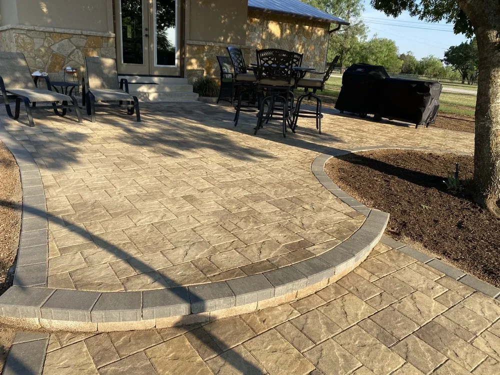 Professional landscape installation for beautiful yards in Marble Falls, TX by Highland Lakes Landscape Management