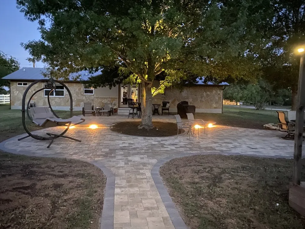 Affordable landscape design with custom design across Marble Falls, TX - Highland Lakes Landscape Management