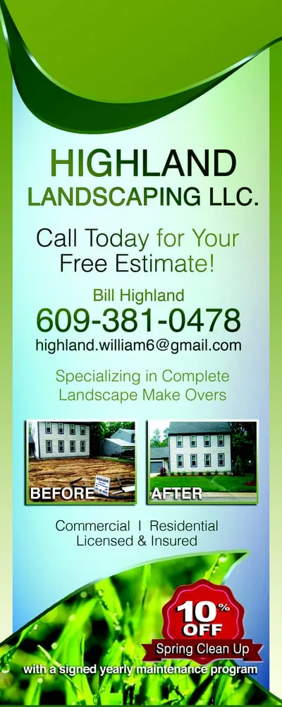 Custom yard cleanup service in Pine Hill, NJ - Highland Landscaping & Lawn Service