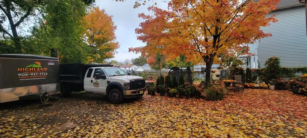 Custom landscape installation in Plainfield, NJ by Highland landscaping