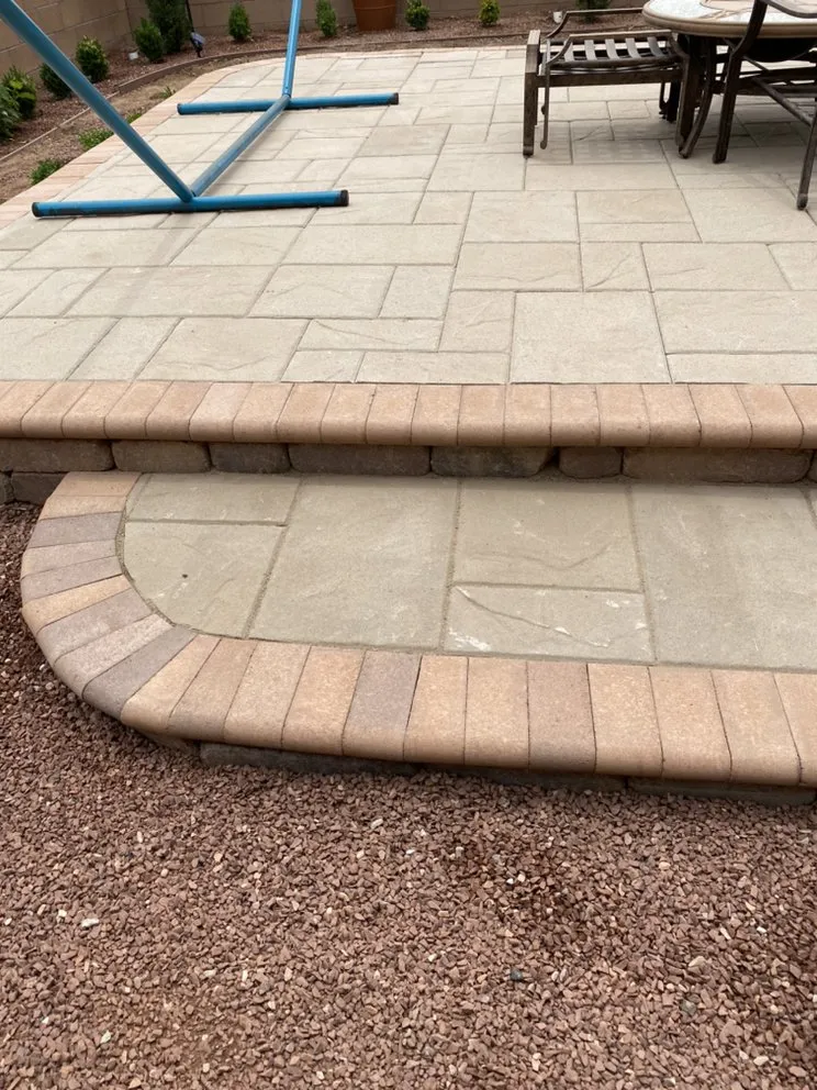 Custom landscape installation in Rio Rancho, NM - Highland Landscaping