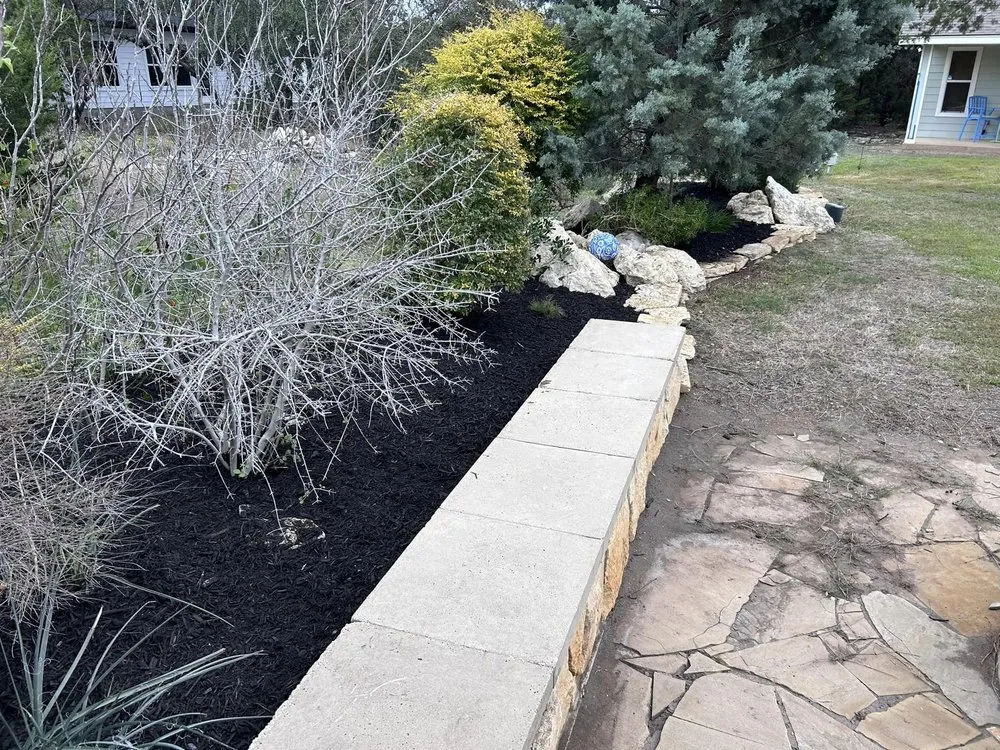 Professional outdoor landscaping in Spring Branch, TX by Highlander Lawns & Landscaping