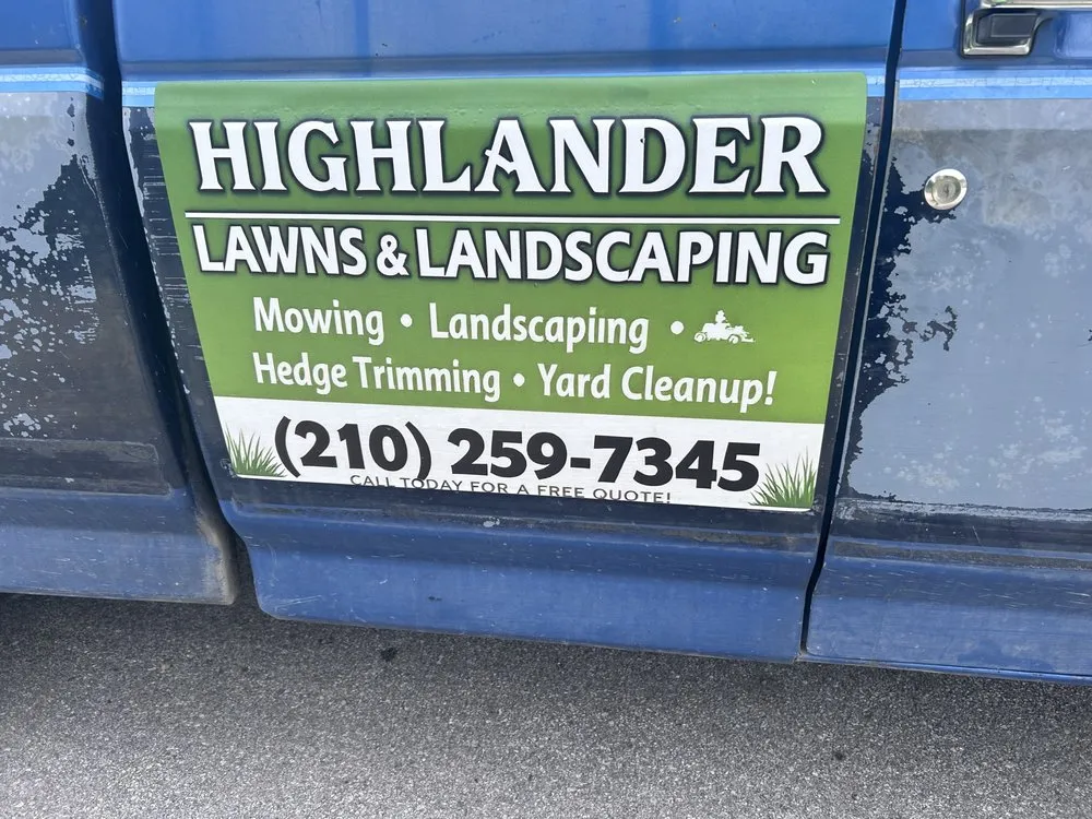 Top-rated lawn mowing service in Spring Branch, TX - Highlander Lawns & Landscaping