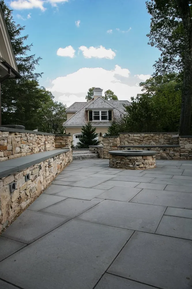 Affordable landscape design for residential properties in Holliston, MA by Highlands Landscape Construction