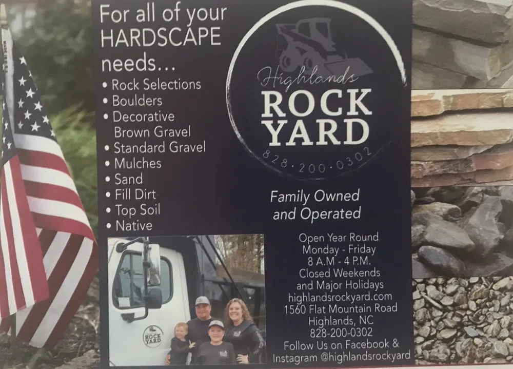 Reliable residential landscaping in Highlands, NC by Highlands Rock Yard