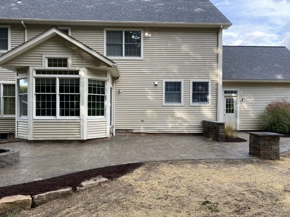 Affordable residential landscaping with custom design in Glastonbury, CT by Highlight Landscape & Design