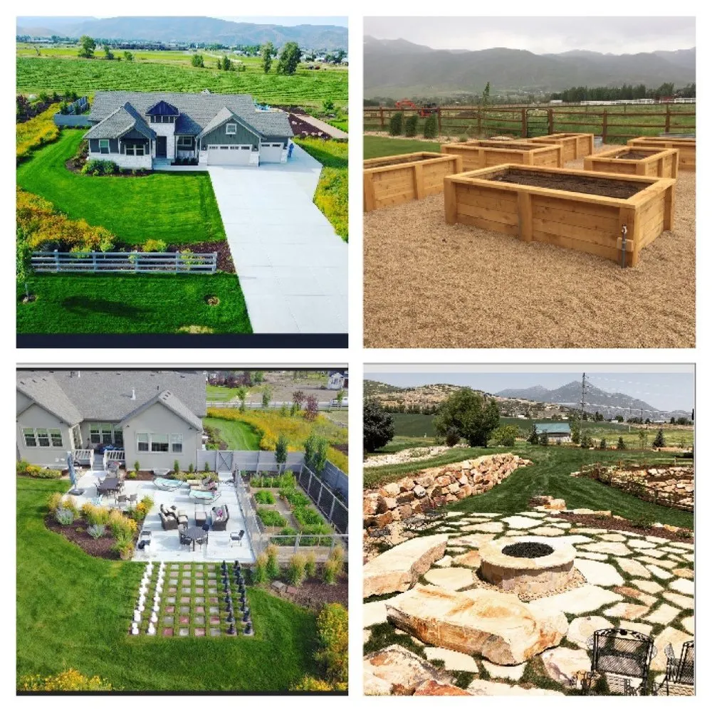 Custom landscape installation for beautiful yards in Heber, UT by Highmark Landscape