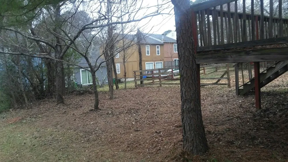 Expert yard cleanup service for residential properties in Lithonia, GA by Hight's Helping Hands Lawn Care