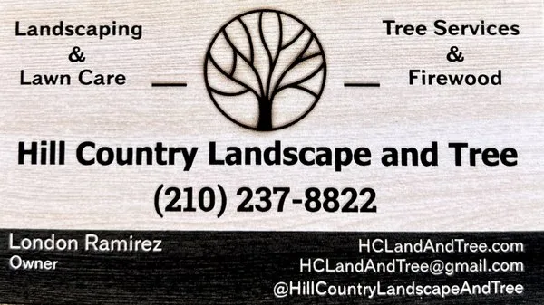 Hill Country Landscape And Tree Logo