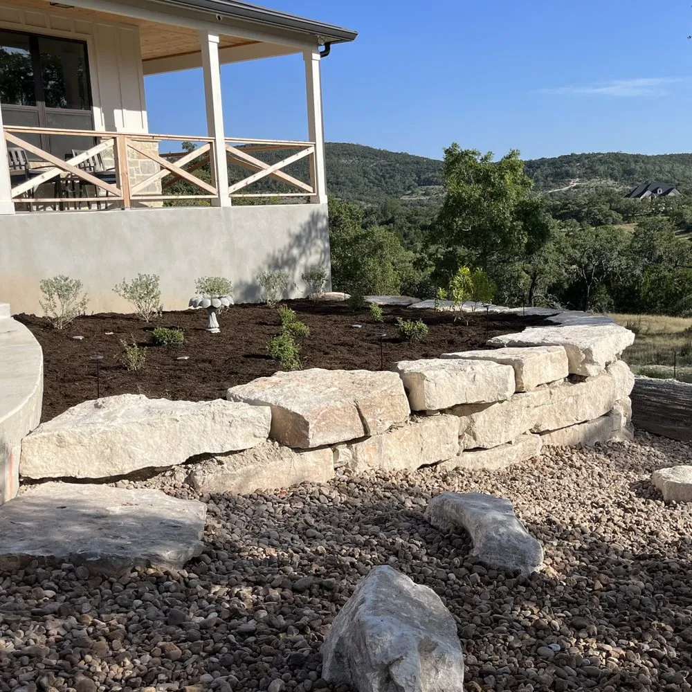 Professional garden landscaping for year-round maintenance across Fredericksburg, TX - Hill Country Pristine